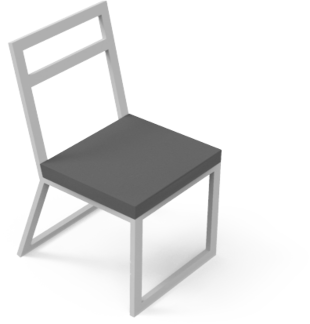 Silla sin apoyabrazos