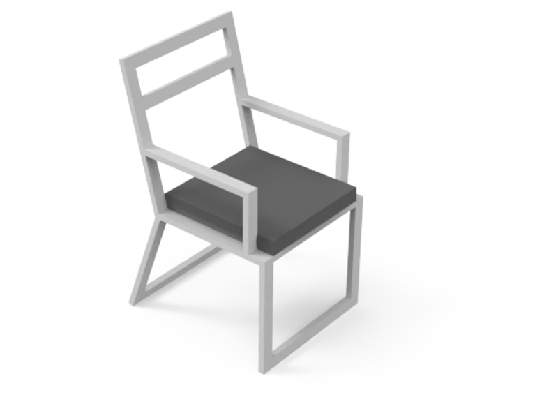Silla con apoyabrazos